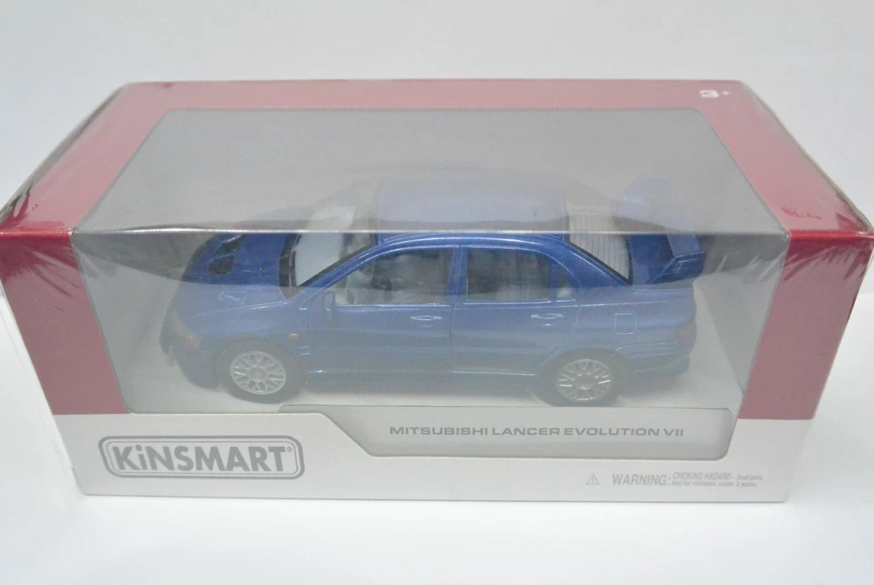Coche fundido a presión Kinsmart 1:36 - Mitsubishi Lancer Evolution VII KT5052 Foto 1 de 1