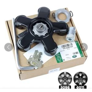 Genuine Land Rover Defender L663 Spare Wheel Lock Kit VPLEW0164 Gloss Black - Picture 1 of 3