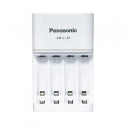 Panasonic Eneloop Schnell Ladegerät BQ-CC55E für bis zu 4x eneloop Akkus - Bild 1 von 2