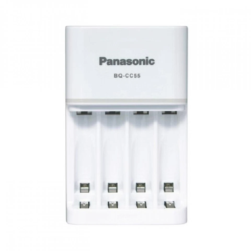 Panasonic Eneloop Schnell Ladegerät BQ-CC55E für bis zu 4x eneloop Akkus - Bild 1 von 2