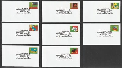 US 6002a-6002h Goodnight Moon (set of 8) BWP FDC 2025 - Image 1 of 4