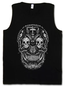 MEXICAN SKULL I TANK TOP Gang Latino Mexico Sugar Latin Dias De Los Muertos - Bild 1 von 1