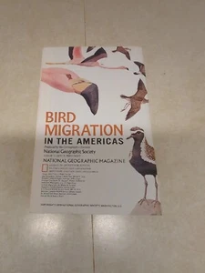 National Geographic August 1979 Map Bird Migration In The Americas - Foto 1 di 1