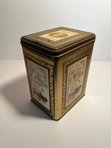 W.T. Rawleigh Company Brown Tin. 6" High - Bild 1 von 6