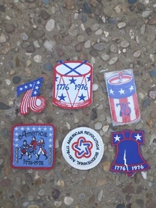 BICENTENNIAL Patches Lot of 6 1776-1976 - Picture 1 of 8