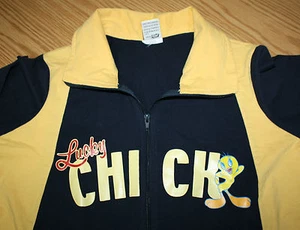 Looney Tunes Tweety Bird Jacket Full-Zip Women Lucky Chick Black & Yellow - Picture 1 of 9