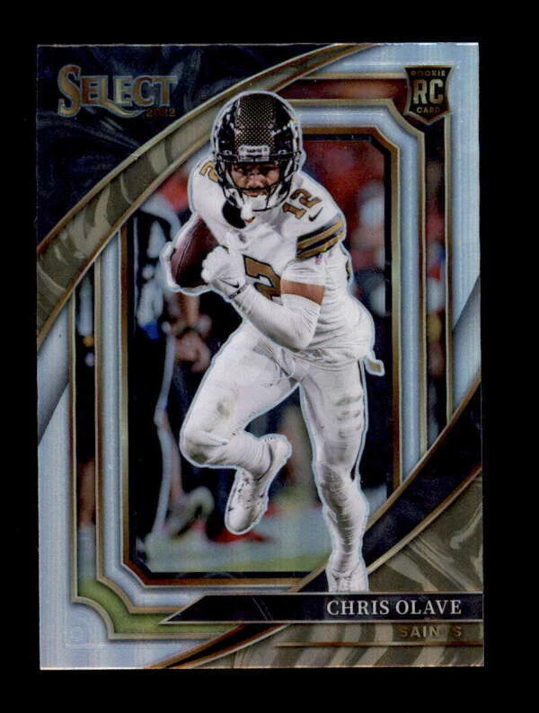 CHRIS OLAVE 2022 PANINI SELECT #360 ROOKIE SUITE LEVEL SILVER PRIZM BD6433 - Image 1 of 1
