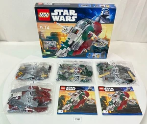 Lego Star Wars 8097 Boba Fett's Slave 1 some bags sealed , no figs or windshield - Picture 1 of 11