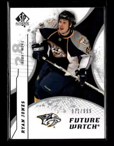 2008-09 SP Authentic #185 Ryan Jones #/999 - Picture 1 of 2