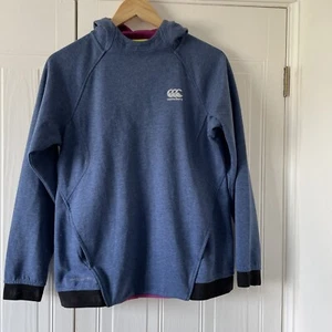 Canterbury Hoodie Jumper Sweatshirt Womens Size 14 Pullover Blue Casual - Picture 1 of 6