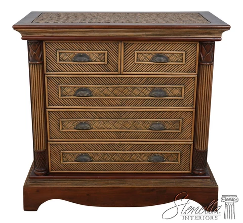 59820EC: TOMMY BAHAMA Style Rattan Surface Dresser Chest Cover