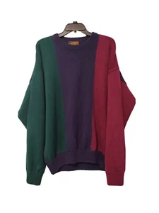 Vintage Eddie Bauer Multicolored Long Sleeve Sweater Size Large L - Picture 1 of 5