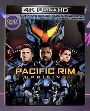 PACIFIC RIM: UPRISING ~ Best Buy Exclusive 4K + Blu-ray + 3D + NM OOP Slipcover