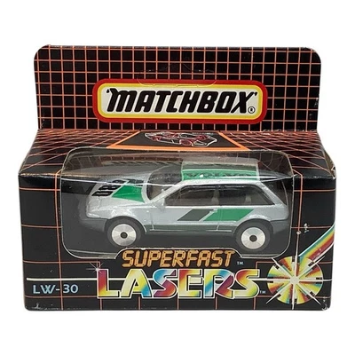 Matchbox LW-30 1988 láser superrápido Volvo 480ES ruedas láser plateadas nacaradas nuevo en caja Foto 1 de 4