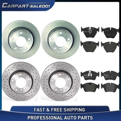 Juego de pastillas de freno de disco delanteras traseras rotor de freno de disco para BMW 328is 1998-1998 Foto 1 de 4