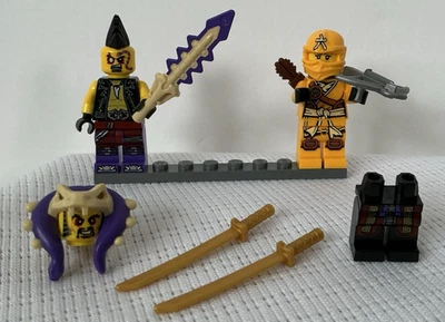 Lego Ninjago Mini-figure Lot Eyezor, Chen, Skylor Jungle Robe 70746 Authentic - Image 1 of 4