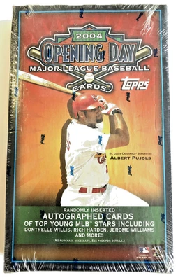 2004 Topps Opening Day Baseball Factory Sealed Blaster Box 36 Packs 6 Cards ea. - Image 1 of 3