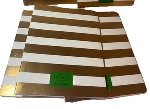 Kate Spade verdecktes Spiral-Notizbuch Goldpunkte 112 linierte Seiten NEU - 1 pro Bestellung - Bild 1 von 3