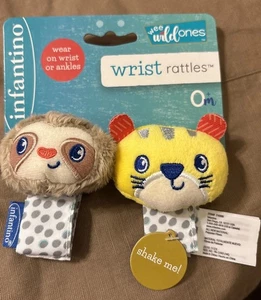 Sonajeros mordedor de muñeca Infantino Bright Stars ¡ENVÍO GRATUITO! - Imagen 1 de 6