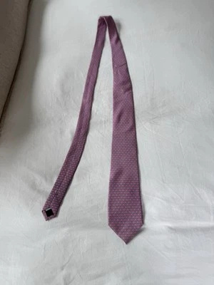 Men’s Pierre Cardin 100% Silk Tie Pink - Image 1 of 4