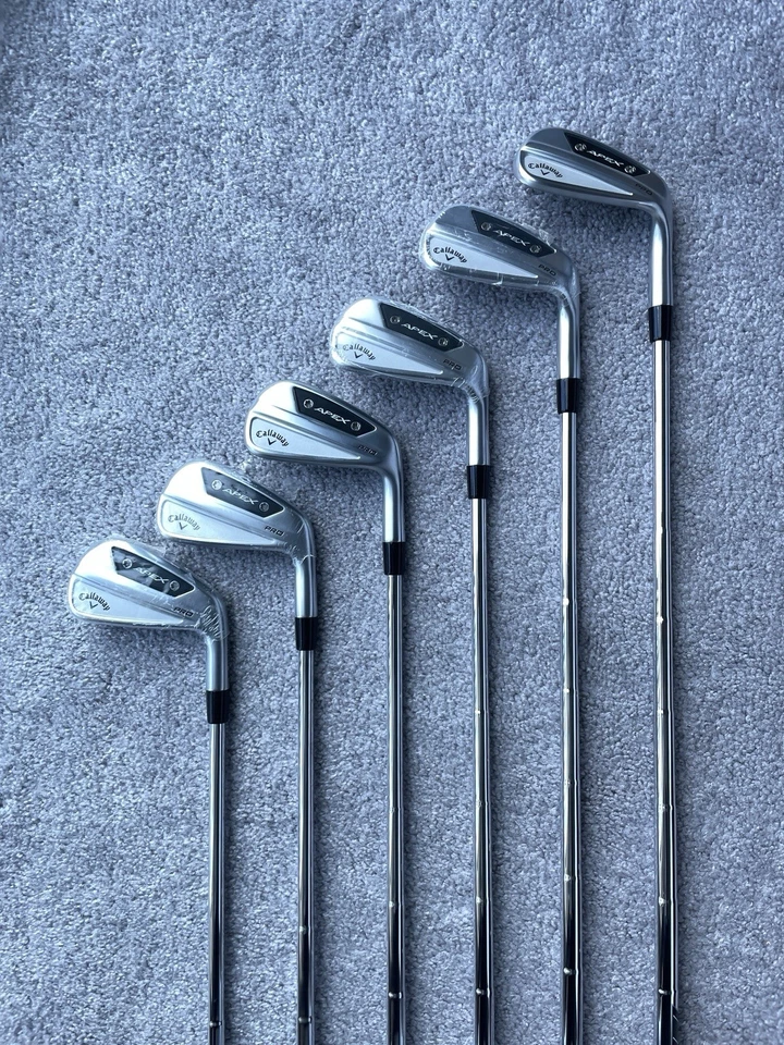NEW Callaway Apex Pro 24 6 Irons Set 4-PW Dynamic Gold S300 Mid 115 Stiff 2024 - Image 1 of 4