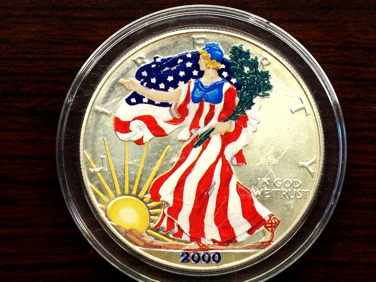 Colorized Silver Eagle for sale | eBay
