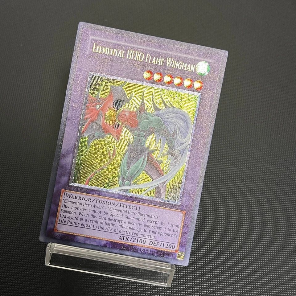 Custom|Elemental Hero Flame Wingman|Ultimate|English|DIY Fan-made - Image 1 of 1