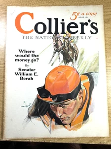 COLLIER'S WEEKLY MAGAZINE 7/18/31 C C BEALL, WODEHOUSE, BURNETT, COCA-COLA AD - Picture 1 of 9