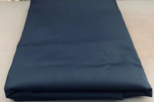 Tela de acolchado de costura vintage de mezcla de algodón de peso medio: 45" x 2 yardas azul marino - Imagen 1 de 3