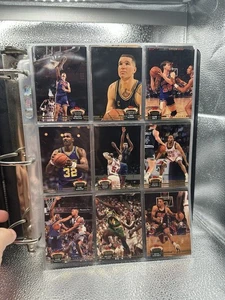 Vintage Topps Basketball Card Lot 55 Pages Over 300 Cards Binder Included - Picture 1 of 10