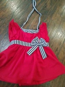 Build a Bear PATRIOTISCHES ROT WEISS BLAU SOMMERKLEID Outfit für Plüschtier Stofftier - Bild 1 von 4