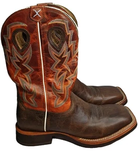 Twisted X MHM 0014 Western Work Boots Brown Mens Size 8 D - Picture 1 of 8