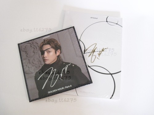 ATEEZ [GOLDEN HOUR : Part.2] HONGJOONG Autographed Signed Album