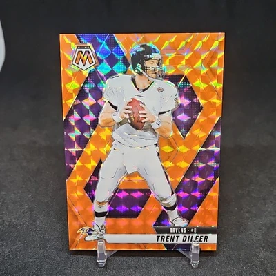 Fútbol americano con mosaico 2025 - Trent Dilfer - mosaico naranja / 199 - Baltimore Ravens  Foto 1 de 3