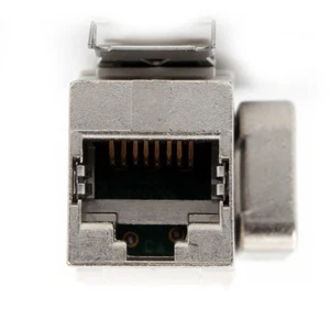 AMP TYCO TE 1711343-1 SL-SERIES F/UPT SHIELDED XG CAT6A MODULAR JACK, DUST-COVER - Picture 1 of 4