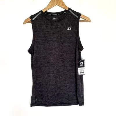 Russell Boys Muscle Top Size 18 Lightweight Sleeveless Round Neck Shirt Tank NWT - Image 1 of 4