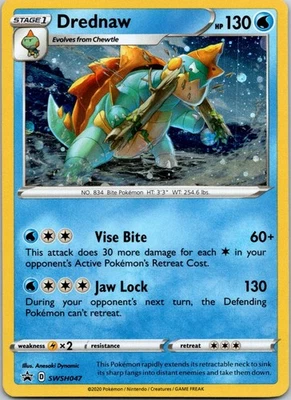Black Star Promo Drednaw SWSH047 Promo SWSH: Sword & Shield Promo Cards - Image 1 of 2