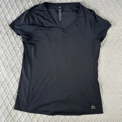 Prenda deportiva RBX para mujer negra con cuello en V manga corta talla XL Foto 1 de 4