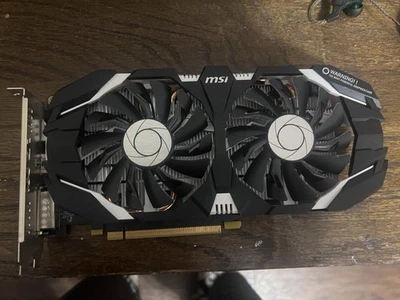 MSI GeForce GTX 1060 3GB GDDR5 Graphics Card Silver Black GPU - Image 1 of 4