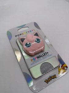 Popsockets Pokémon PopWallet + portfel telefoniczny "JIGGLYPUFF", uchwyt i stojak, zapieczętowany - Zdjęcie 1 z 3