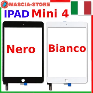 TOUCH SCREEN Vetro IPAD MINI 4 A1538 A1550 Schermo Per Display CONNETTORE IC - Zdjęcie 1 z 1