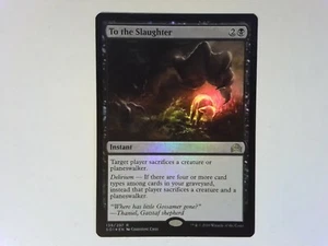 Foil To the Slaughter Shadows over Innistrad - Magic the Gathering MTG - Black - Picture 1 of 2