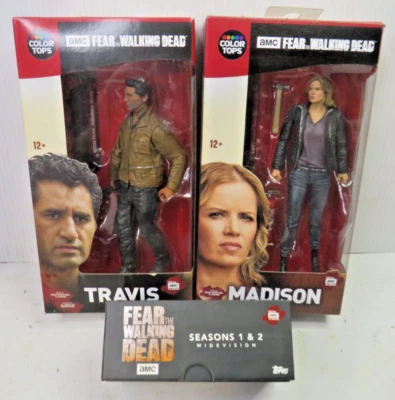 McFarlane Fear the Walking Dead Travis & Madison 动作玩偶和卡片套装 — 第 1/4 张图片