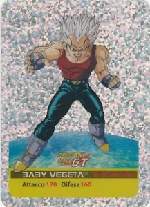 Lamincards Dragon Ball GT Edibas Serie Smeraldo BABY VEGETA N P16 Platino - Imagen 1 de 2