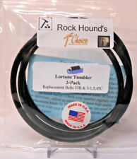 Rockhound's 1st Choice USA Rock Tumbler Belt Lortone 3A 3 Lb Replacement (3)Pack
