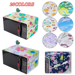 Electric Oven Top Cover Cloth Microwave Oven Cotton Linen Fabric Cover Dustproof - Picture 1 of 31