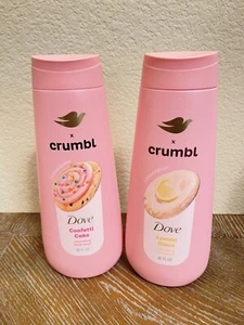 Dove X Crumbl Body Wash Confetti Cake And Lemon Glaze NEW 20oz Crumble - Picture 1 of 1