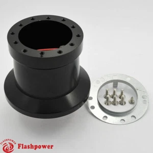 Adaptador de volante Flashpower BMW E12 E21 E24 E26 M1 320i 2800 Bavaria negro - Imagen 1 de 3