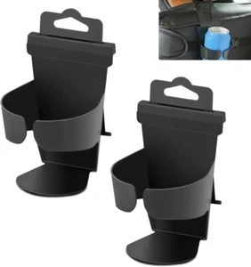 2pcs Car Cup Holder Air Vent Outlet Seat Back Side Door Water Cup Holder Mounts - Picture 1 of 9