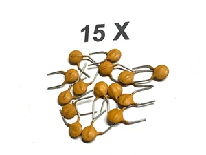 100pF, 500V, 20%, RM5, Condensador Cerámico, Serie RICHWELL CT81, 15 Piezas - Imagen 1 de 2